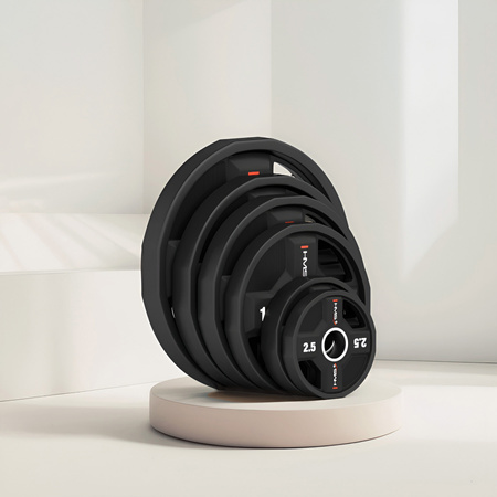Olympische plaat Polyurethaan CPU 2,5 - 25 kg HMS