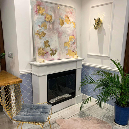 Colosseum Pool Biokandalló üveggel - Elegáns füstmentes kandalló