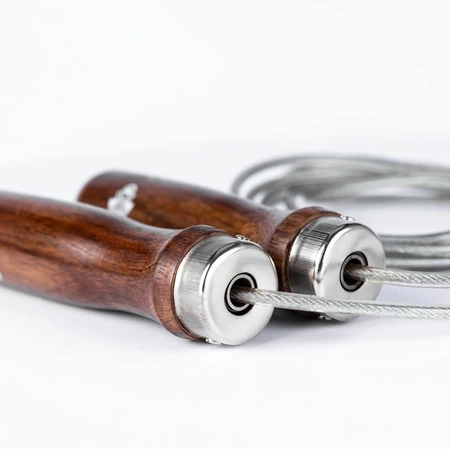 Boxningshopprep med stålvajer