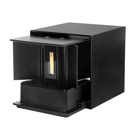 Lampă de perete 6W 4000K negru A6(HJK)