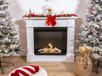 Colosseum Pool Bio-Fireplace cu sticlă - șemineu elegant fără fum