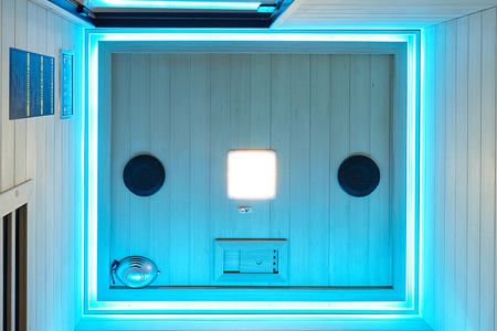 Sauna de infrarrojos OFS06A-2 – Sauna finlandesa para apartamento / Sauna seca premium