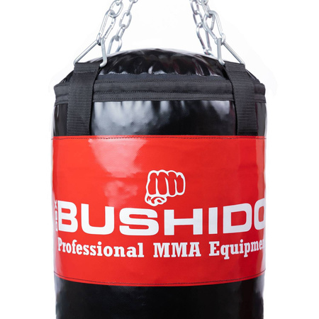 DBX BUSHIDO edzőzsák 130×35 cm – Professzionális 30 kg-os bokszzsák intenzív edzésekhez