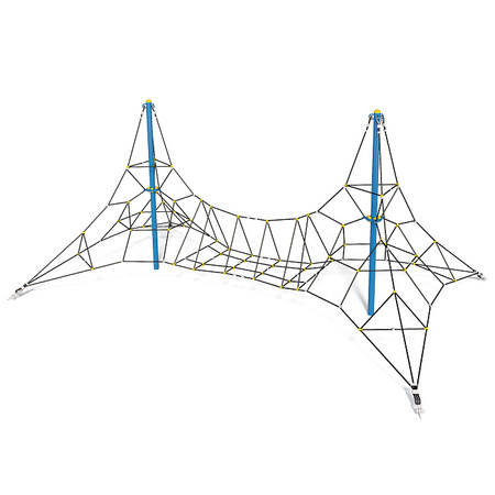 Pyramide af reb 6 Lines SE770.6 - Konstruktion skabt til børn