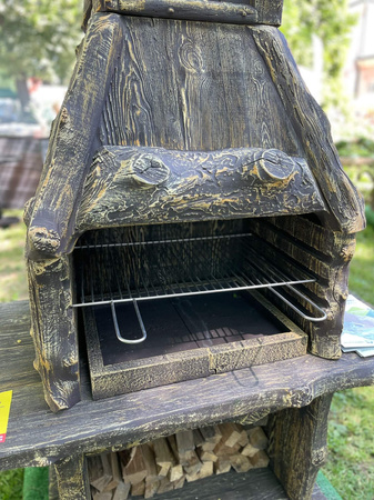 Concrete Grill FORKOS (K11) – Elegant Garden Grill Made of Architectural Concrete