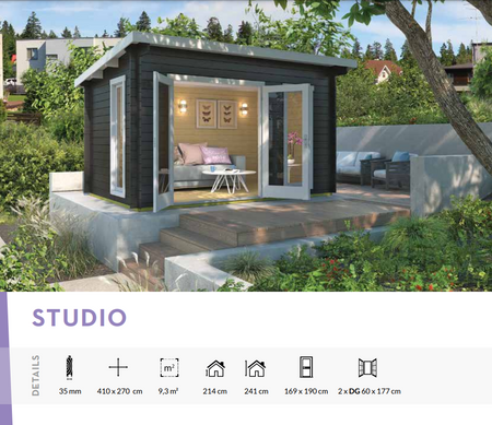 Hus/studie til Garden/Garden House Studio