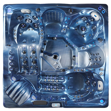 Sodo sūkurinė vonia SPA746 230x230 cm - prabangi poilsio zona