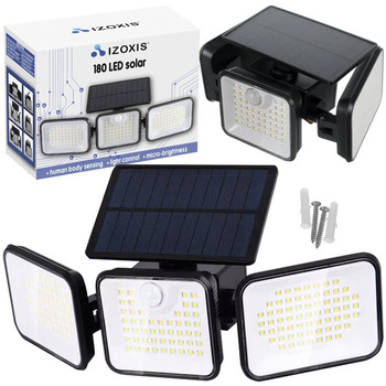 180 LED saulės lempa Izoxis 24889