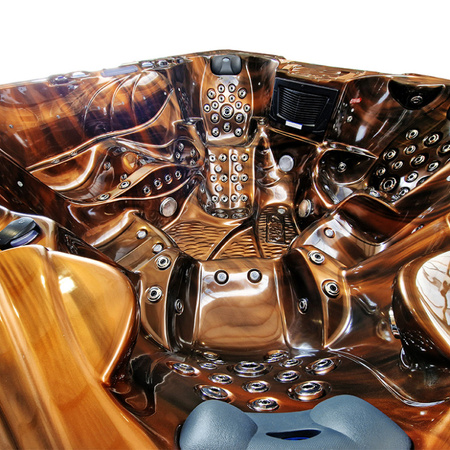 Trädgårdsjacuzzi SPA703A 230x230 cm – ett lyxigt SPA-badkar med hydromassage