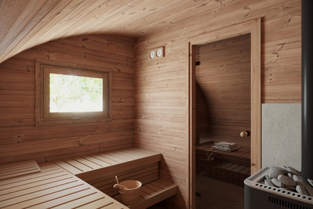 Sauna Owalna Frodo 500 Zewnętrzna dla 8 osób / Piec Elektryczny Harvia Harvia lub Opalany Drewnem Harvia / Wysokiej Jakości Świerk Skandynawski Poddany Obróbce Termicznej | Wellness | Relax | SPA | Skandynawski Styl | Luksusowy Relaks