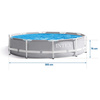 Piscine de jardin Frame 305 x 76 cm 15 en 1 + machine à bulles GRATUITE