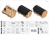 Sauna exterior EDA 330 – sauna premium espaciosa para 6–10 personas con estufa eléctrica o de leña, para armonía y cercanía con la naturaleza