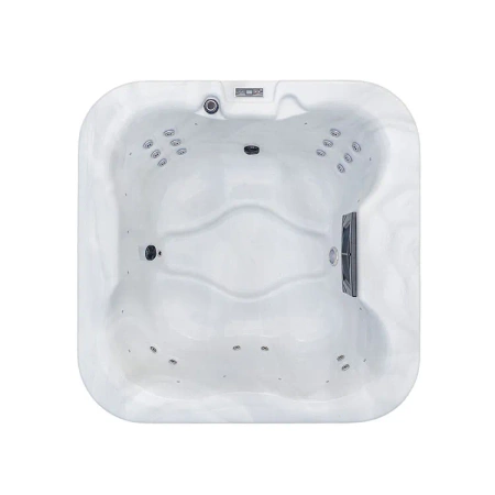 Grande jacuzzi exterior para 5 pessoas – banheira SPA espaçosa com hidromassagem