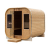 MO-2124 Infrared SQUARE dārza sauna 210X240X210CM - moderna āra sauna ar infrasarkanajiem sildītājiem, LED un Bluetooth 6-8 personām
