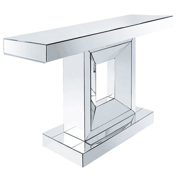 GLAM FRAME üveg konzol 120×36×78 cm - tükrös, dekoratív, előszobába és nappaliba
