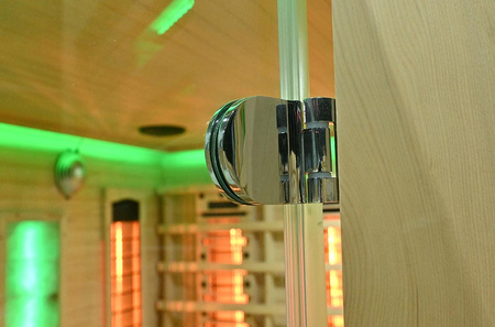 MO-RL4ST XL infrasarkanā sauna ar sāls akmeni un turmalīniem | Wellness | Relax | Spa | Gatavs uzstādīšanai | Luxury Relaxation