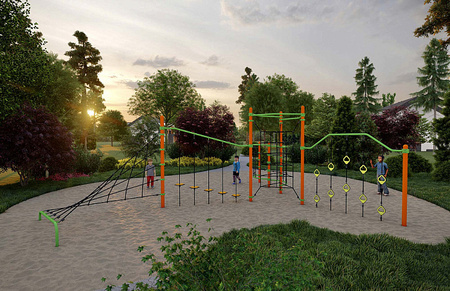 Herný komplex "Rope Adventure" LK801 – Multifunkčný herný komplex pre deti