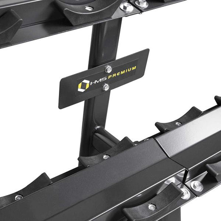 STR23 (3 PEÇAS) SUPORTE DE Halteres GRANDE COM ALÇAS HMS PREMIUM