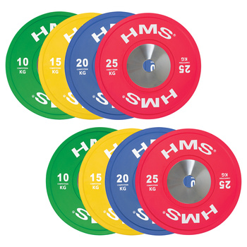 TBR PROFI SET ( 8 Sztuk-10,15,20,25) ZESTAW Talerzy Olimpijskich Bumper HMS