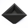 Designer-havebålsted Quality Spa TRIANGULAR —  3 mm stål, mat sort
