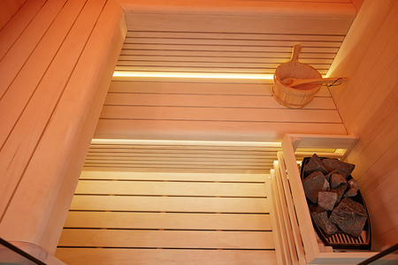 Sauna interior OFS05-3 – Sauna seca compacta para apartamento