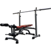 Multifunctional training bench for exercises with barbell holders CFA-199