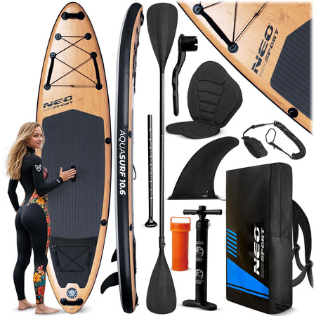 Aquasurf støttebræt 320 x 84 x 15 cm Neo-Sport 170202