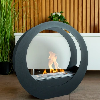 Chimenea ecológica independiente ONLY negro mate