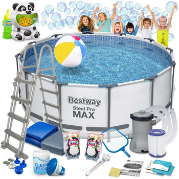 Bestway 56420 18in1 366 x 122cm 18in1 runko puutarha-allas + kuplakone GRATIS
