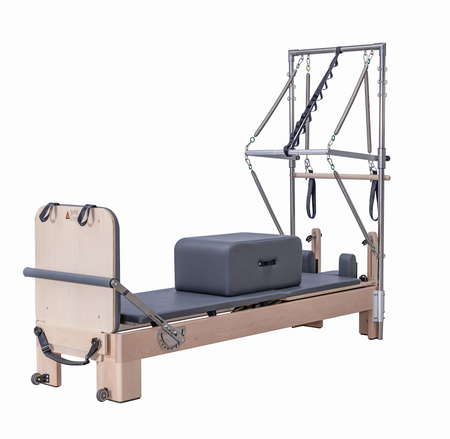 Reformer Pilates s vežou YHLCH1 | Drevená Cadillac Posteľ | Štúdio a Domov | Tréning a Rehabilitácia | Quality‑Spa Fitness.