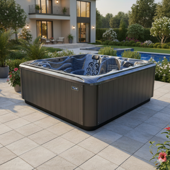 Jacuzzi d'extérieur bain à remous SPA560 220x220 cm – luxe et relaxation totale dans votre jardin